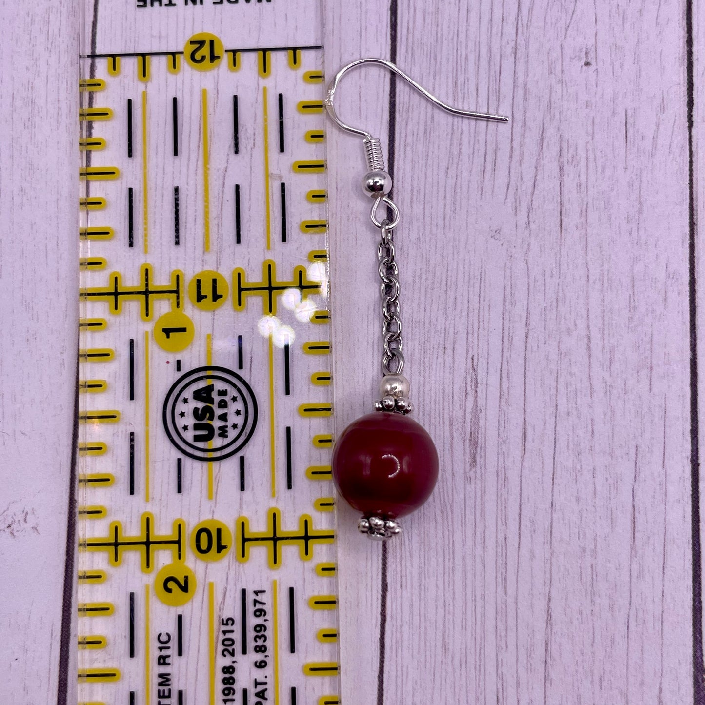 Carnelian Drop Dangle Earrings