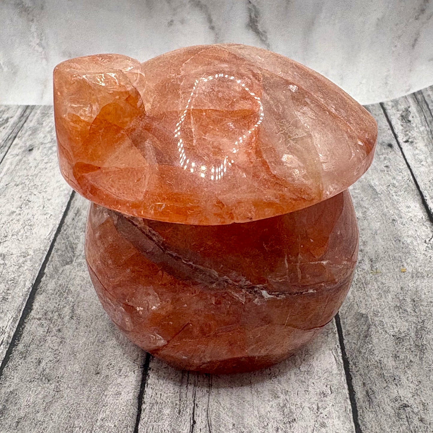 Fire Quartz Mushroom House