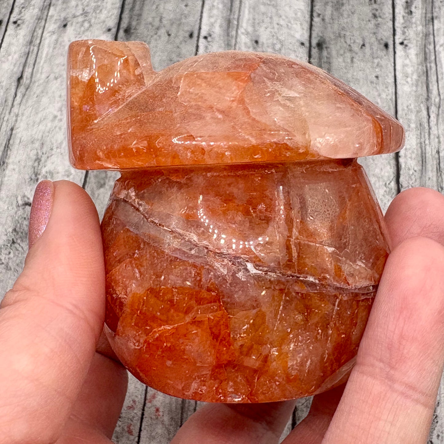 Fire Quartz Mushroom House