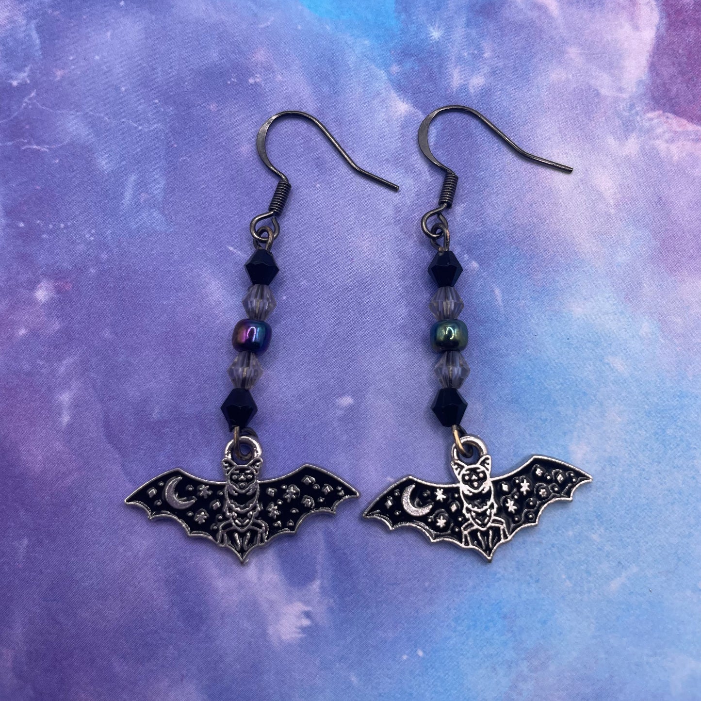 Cosmic Bat Earrings