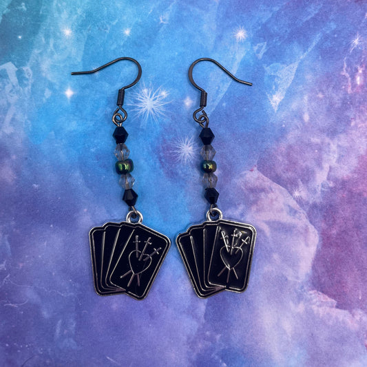 Three of Swords Earrings