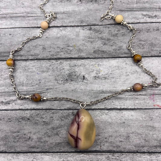 Mookaite Jasper Pendant Necklaces