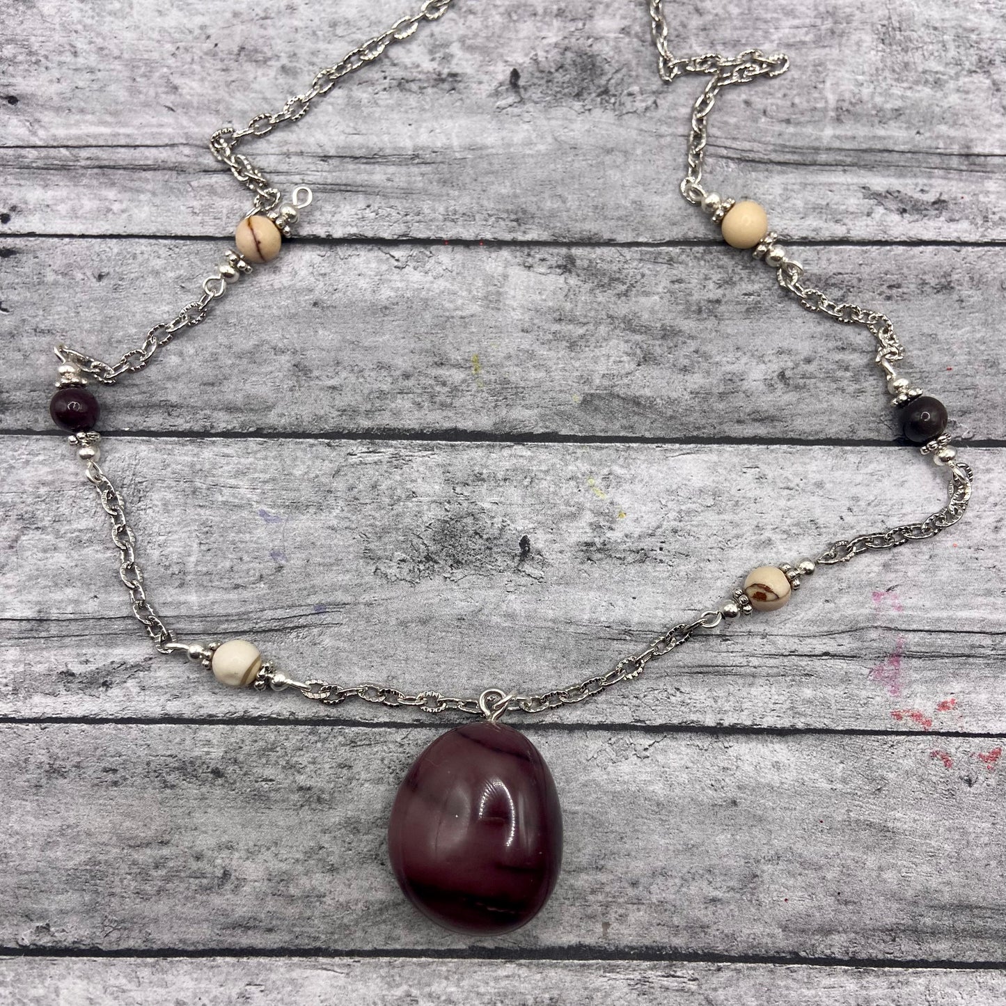 Mookaite Jasper Pendant Necklaces