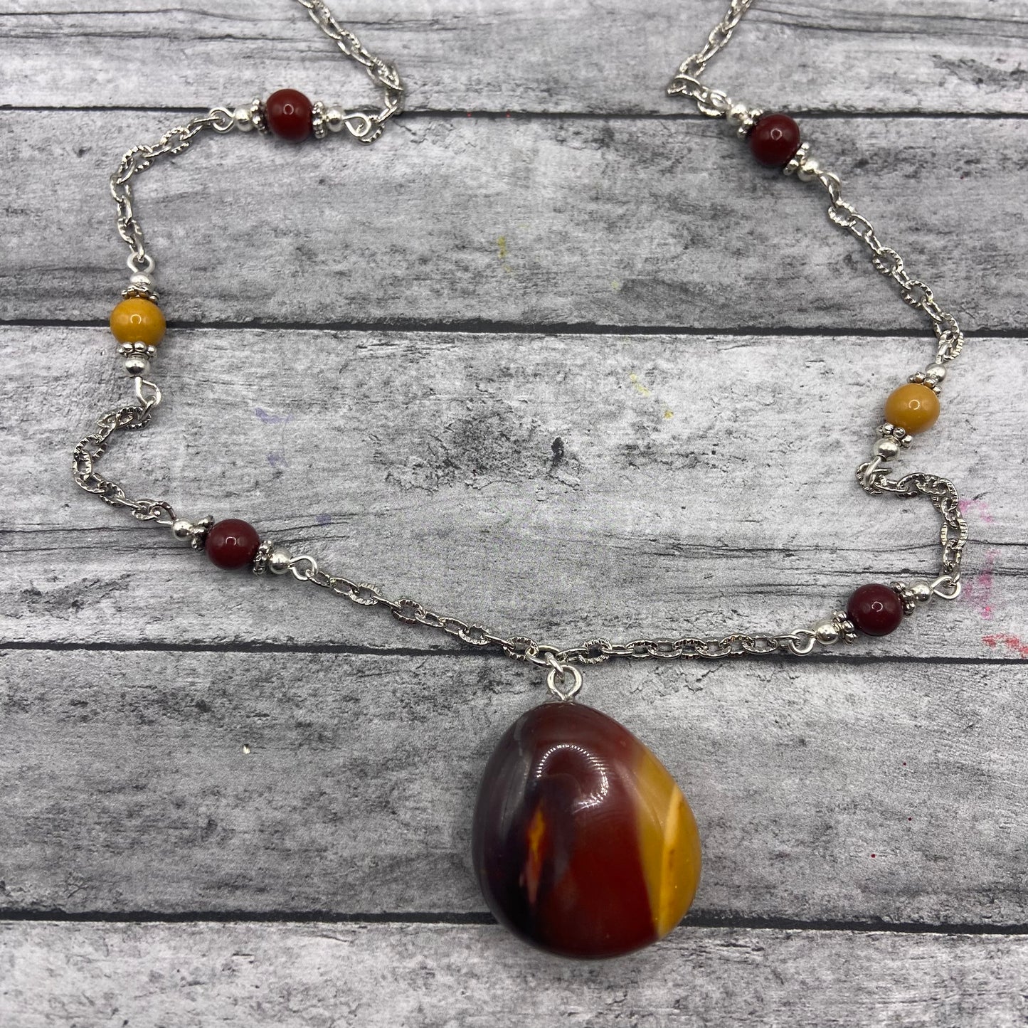 Mookaite Jasper Pendant Necklaces