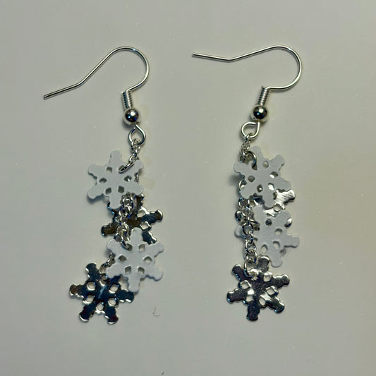 Falling Snow Earrings