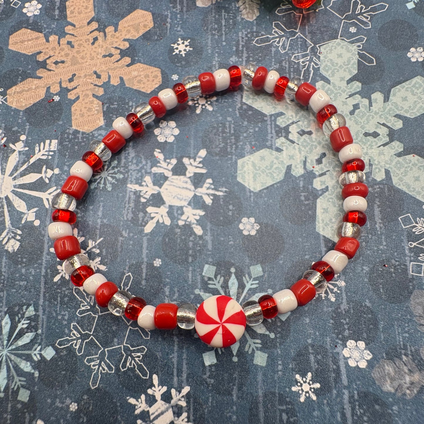 Winter Seed Bead Bracelets