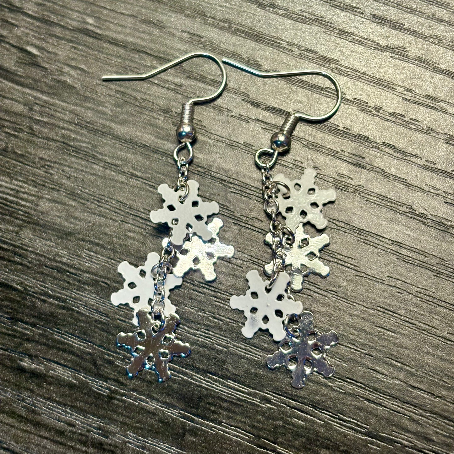 Falling Snow Earrings