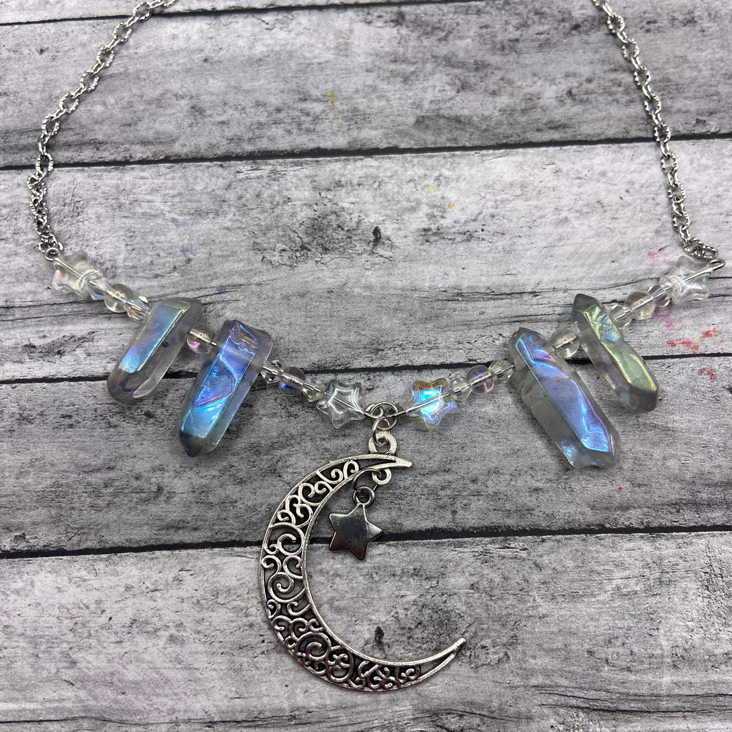 Clear Moonlit Night Necklace