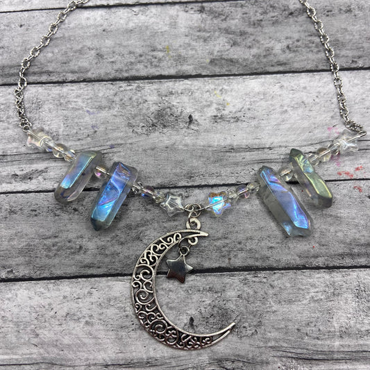 Clear Moonlit Night Necklace