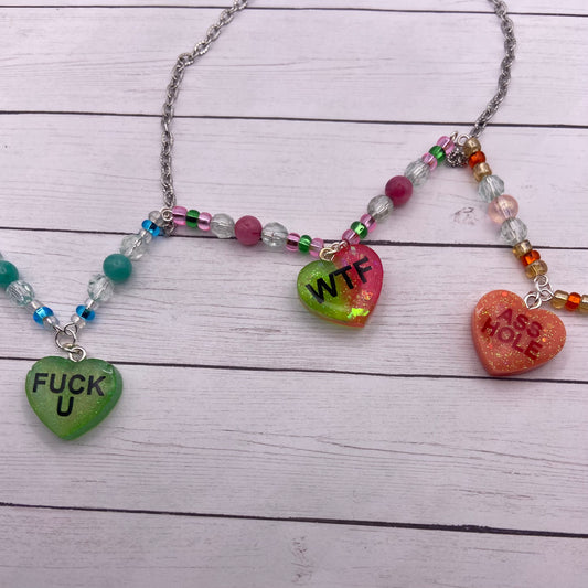 Bittersweet Heart Necklaces