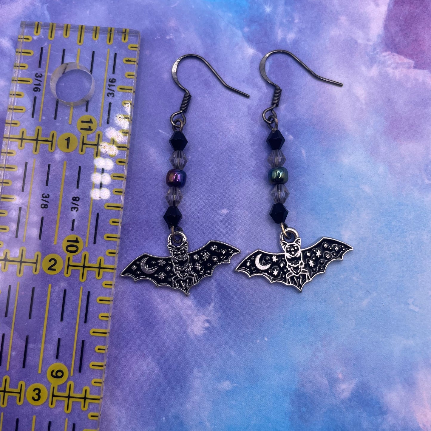 Cosmic Bat Earrings