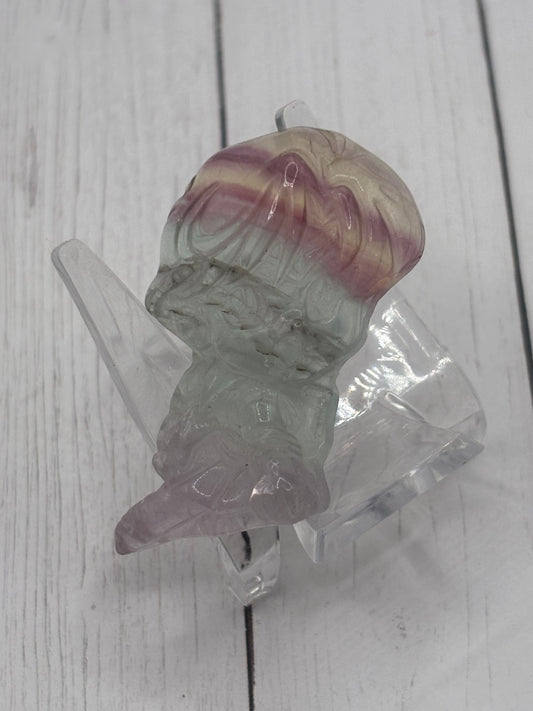 Water Guardian Fluorite Carving