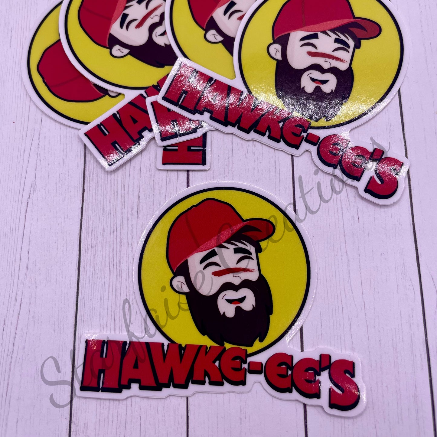 Hawkeeeeeeeeees 3" Stickers