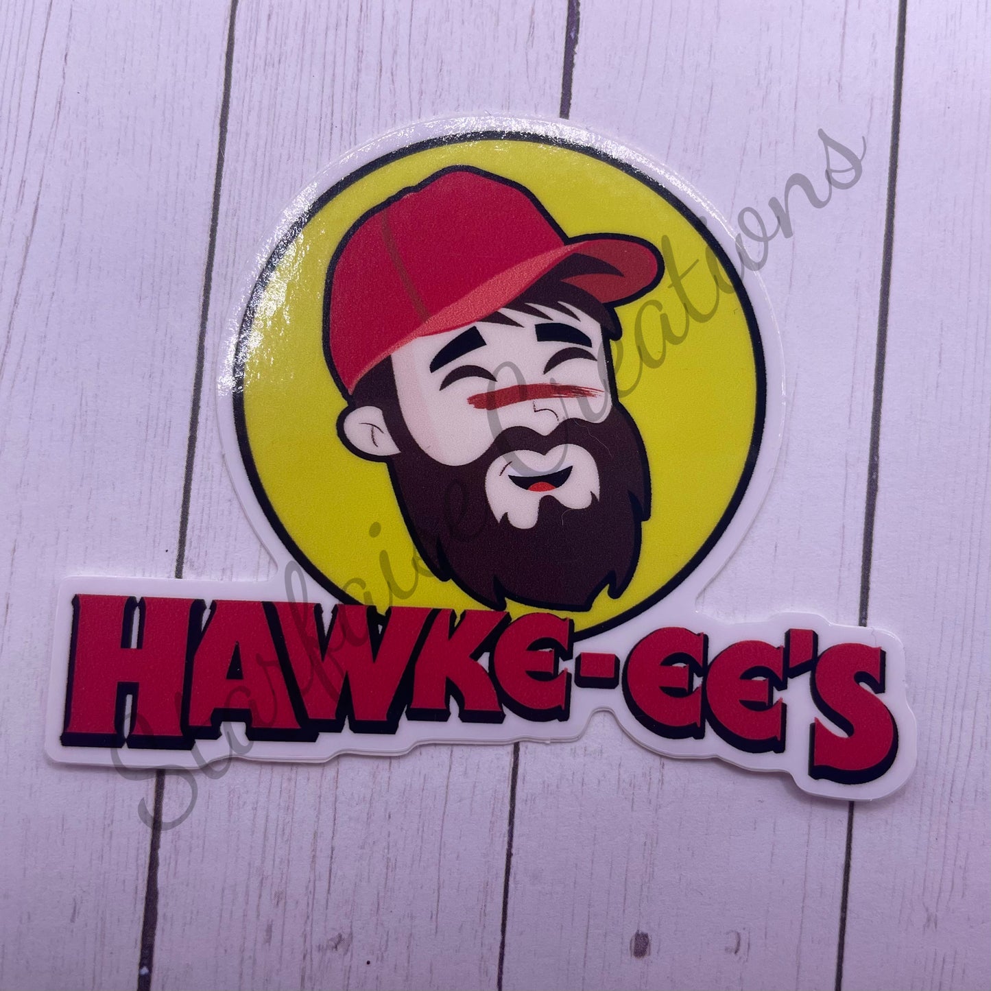 Hawkeeeeeeeeees 3" Stickers