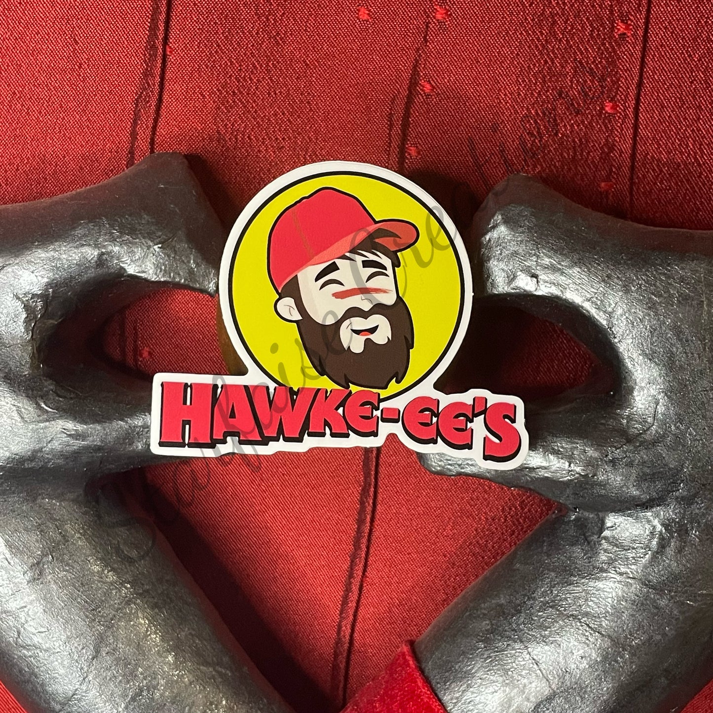 Hawkeeeeeeeeees 3" Stickers