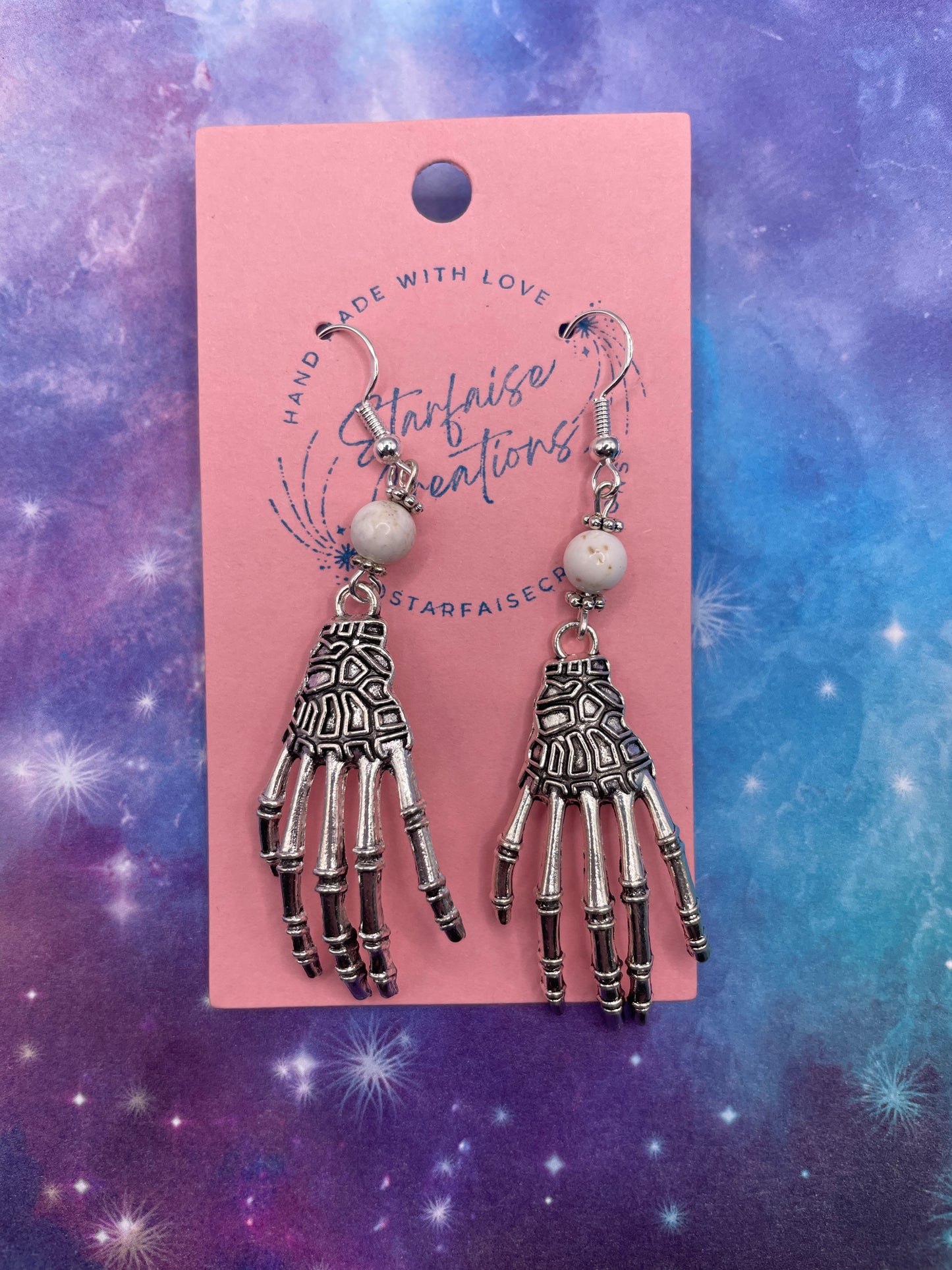 Skeleton Hand Earrings