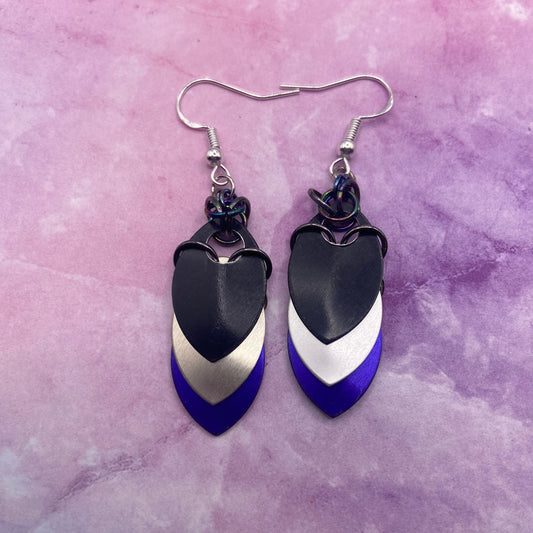 Pride Scalemail Earrings