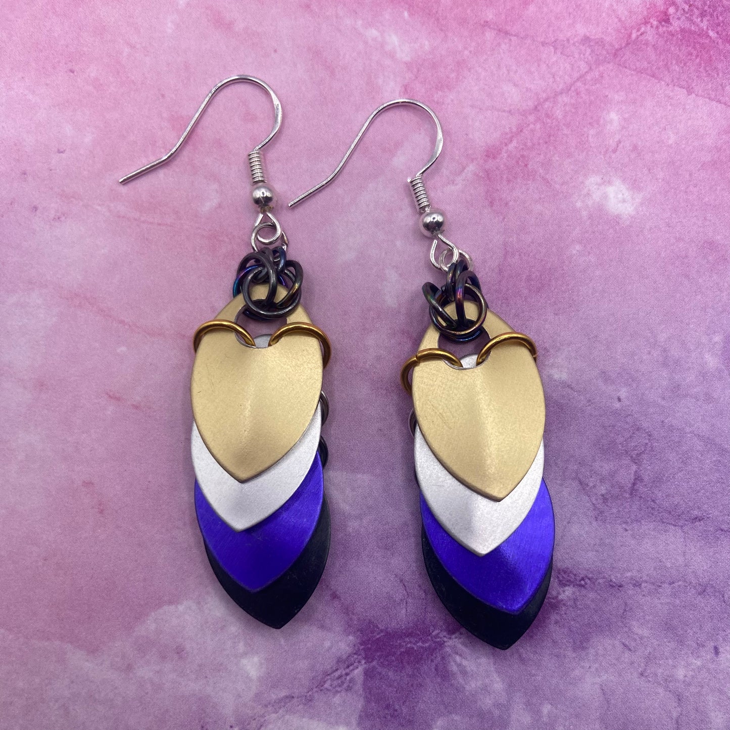 Pride Scalemail Earrings