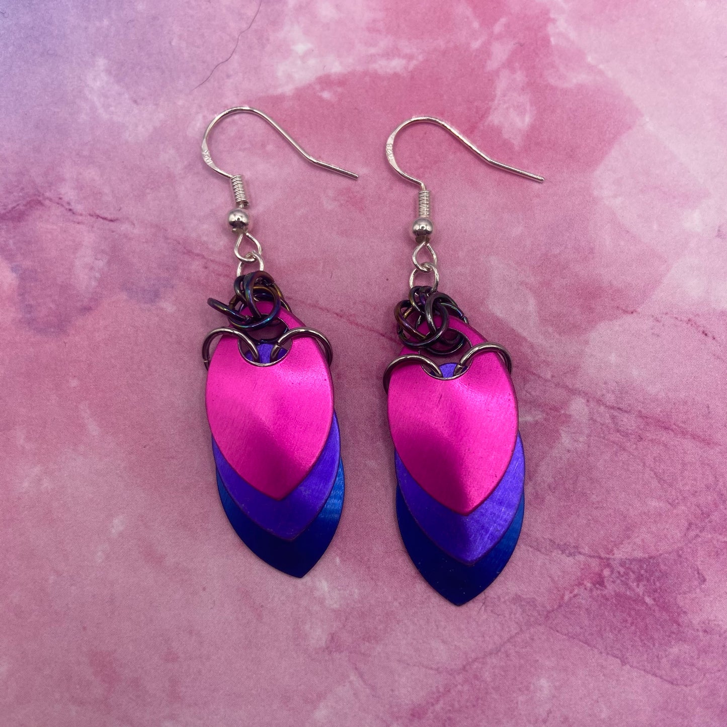 Pride Scalemail Earrings