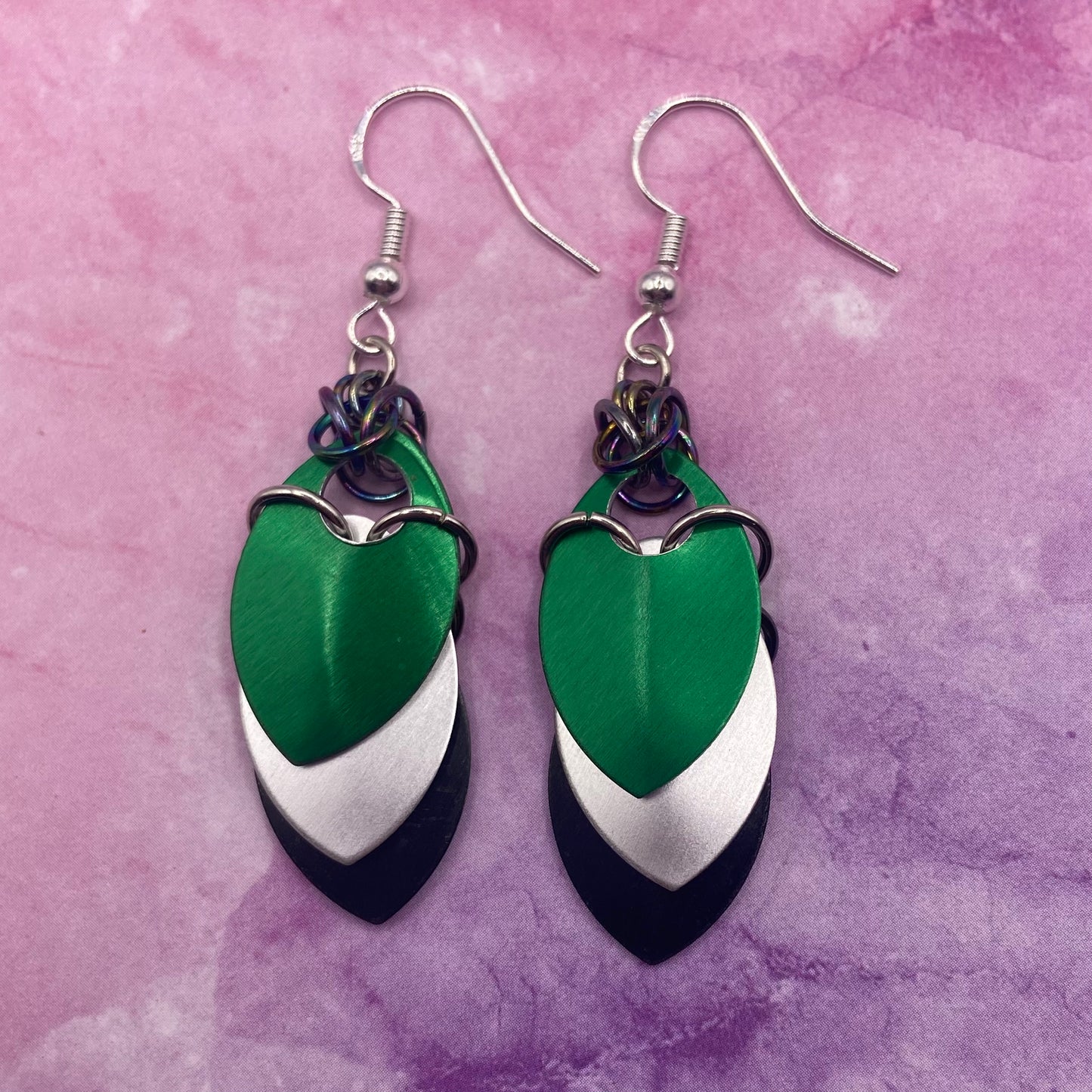 Pride Scalemail Earrings