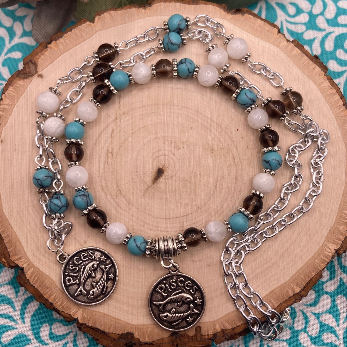 Pisces Zodiac Sign Crystal Jewelry