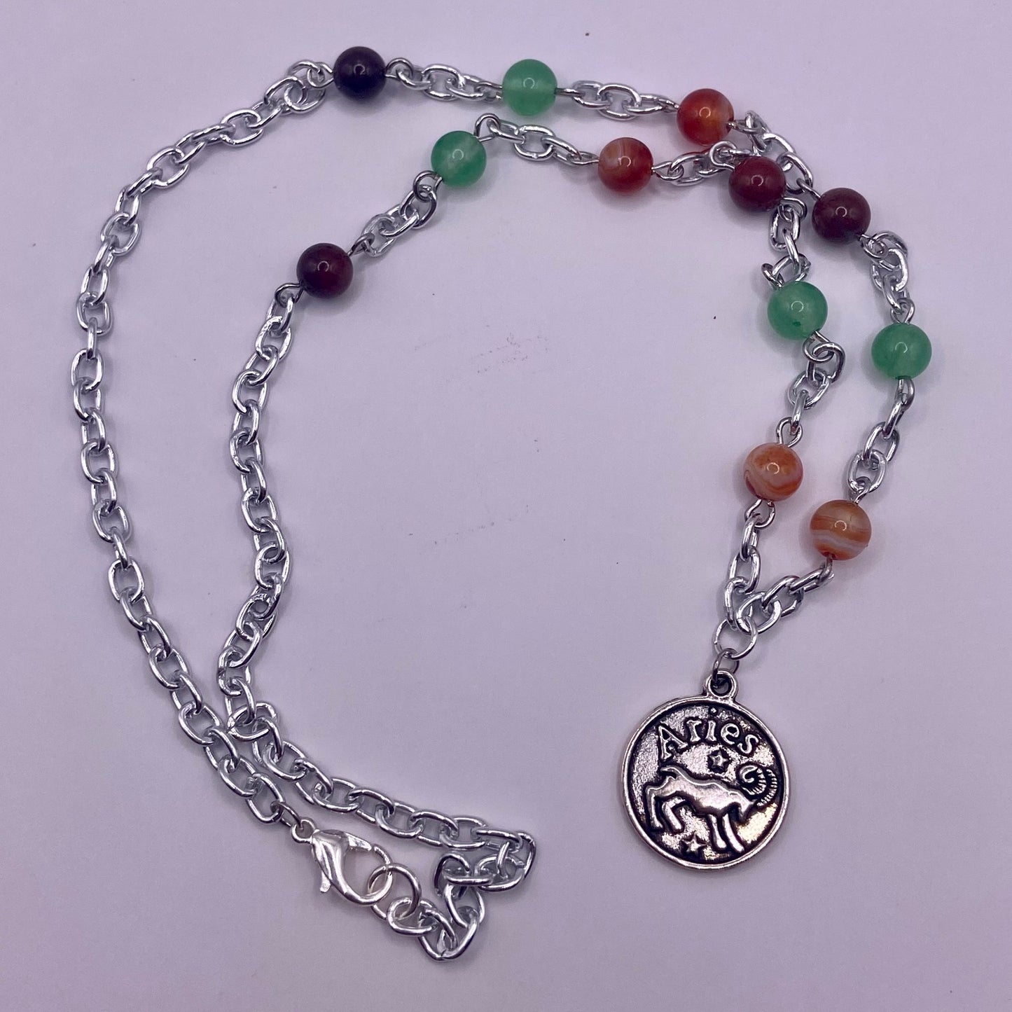 Aries Zodiac Sign Crystal Jewelry