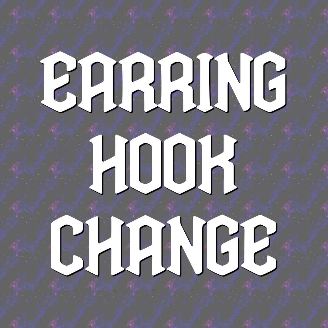 Earring Hook Change Out