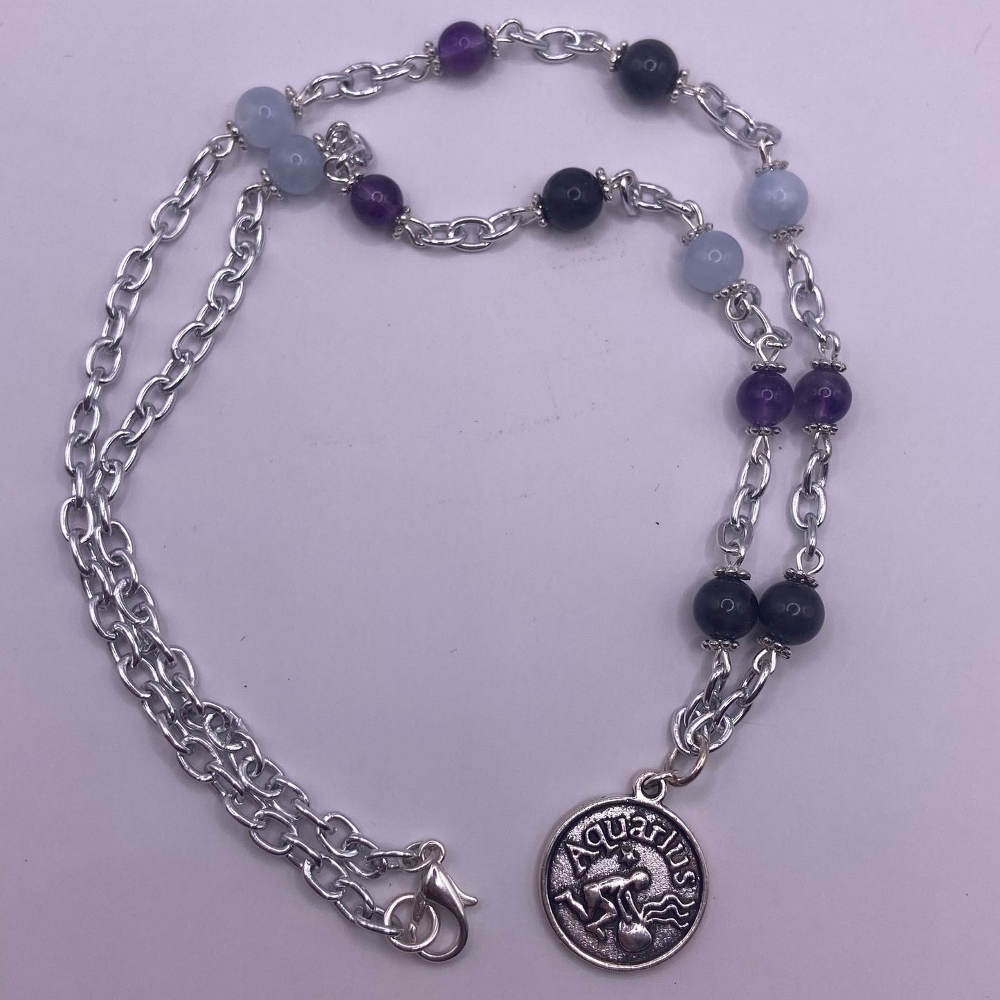 Aquarius Zodiac Crystal Jewelry