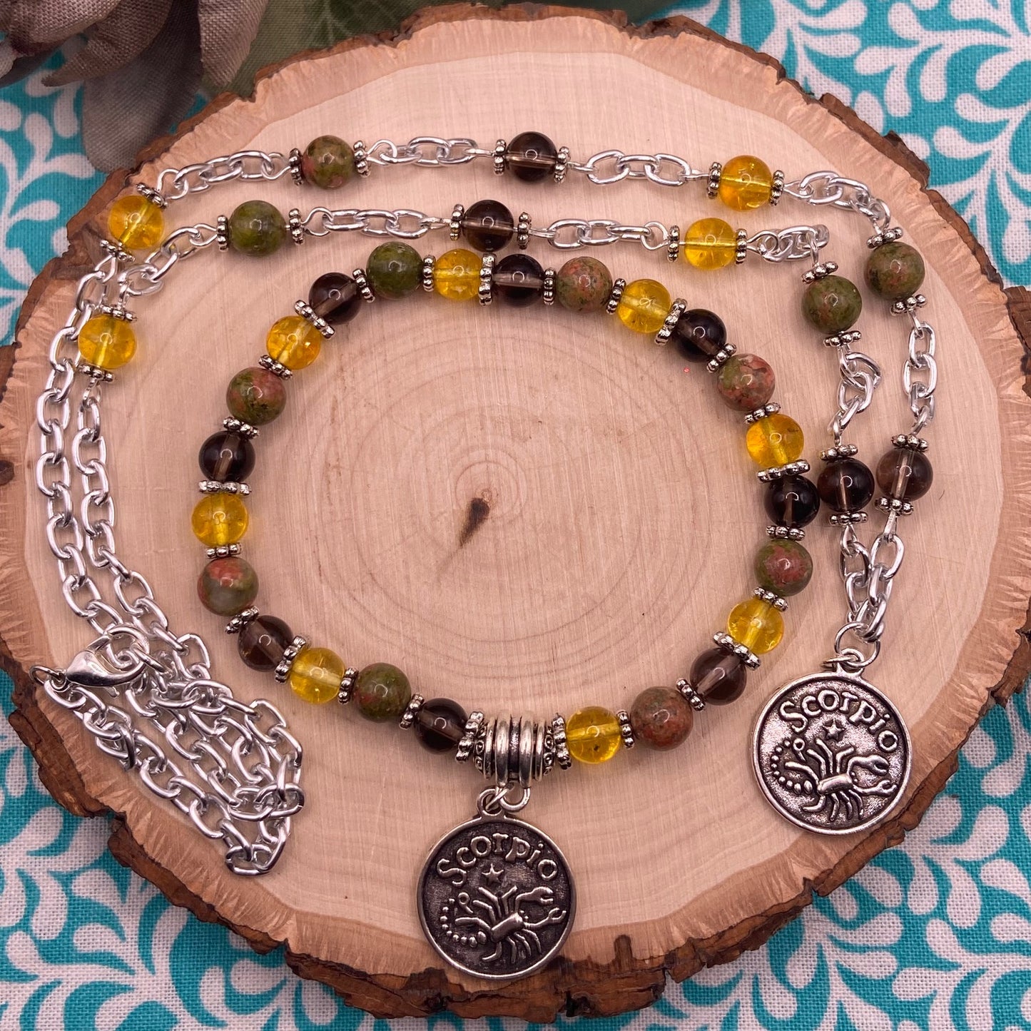 Scorpio Zodiac Sign Crystal Jewelry