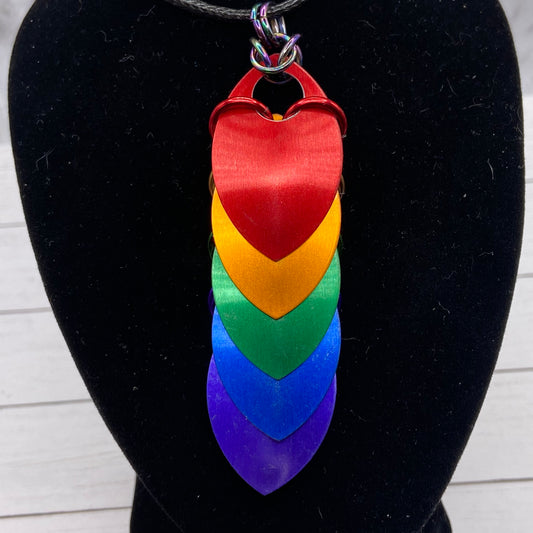 Pride Scalemail Pendant Necklace