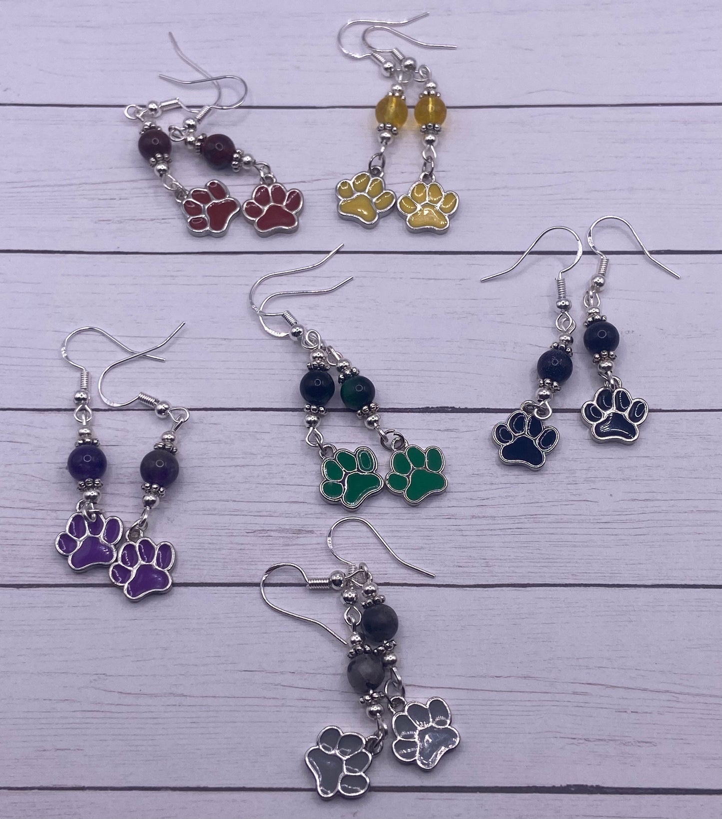 Pawprint Earrings